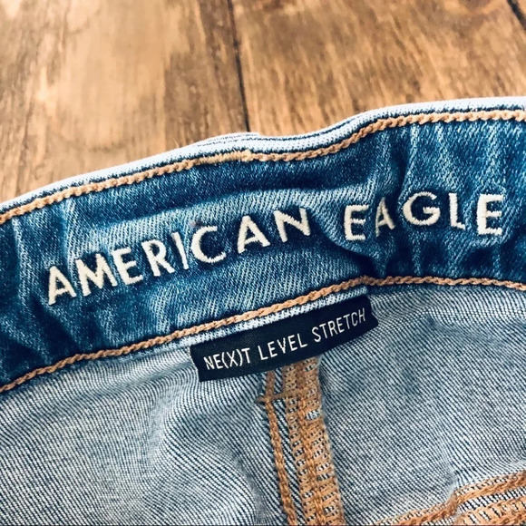 AE Next Level Hi Rise Jeggings Jean Medium Wash 2S - Picture 2 of 8